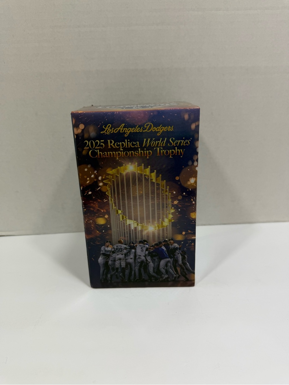 Los Angeles Dodgers 2025 Replica World Series Trophy - Gold Accent